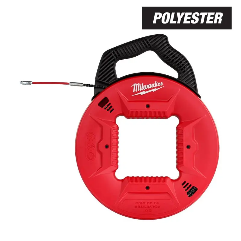 Milwaukee 48-22-4197 200-Foot Polyester Fish Tape with Flexible Metal Leader
