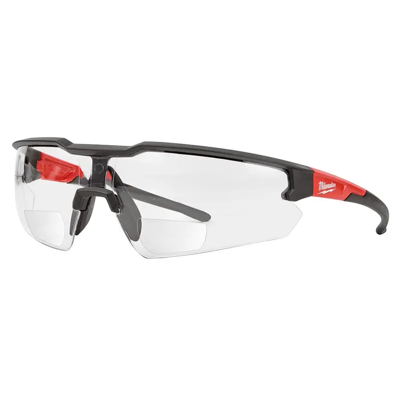 Milwaukee 48-73-2206 +2.50 Magnification Safety Glasses with Clear Anti-Scratch Lenses