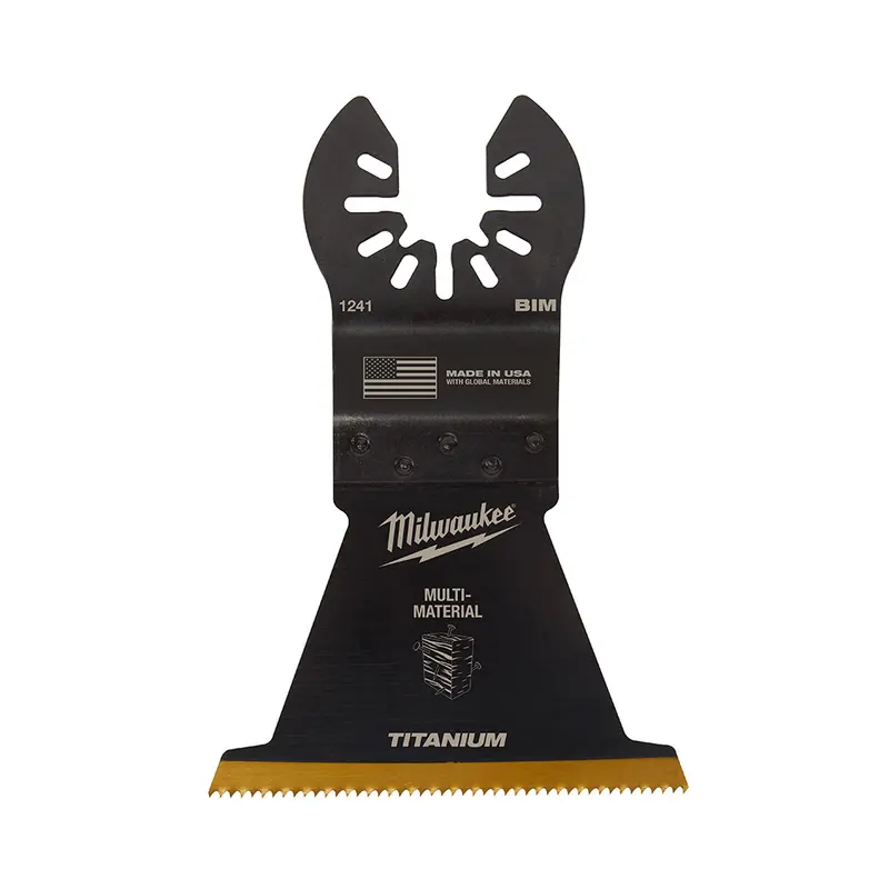 Milwaukee 49-25-1243 — 2-1/2″ Titanium-Enhanced Bi-Metal Multi-Material Oscillating Blade (3-Pack)