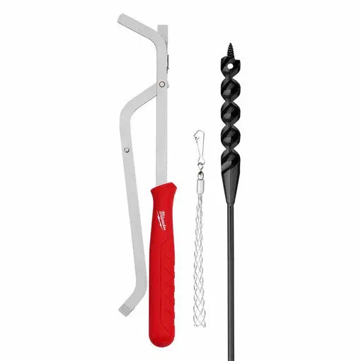 Milwaukee 9/16″ Flexible Cable Auger Bit – 3-Piece Set (48-13-8403)
