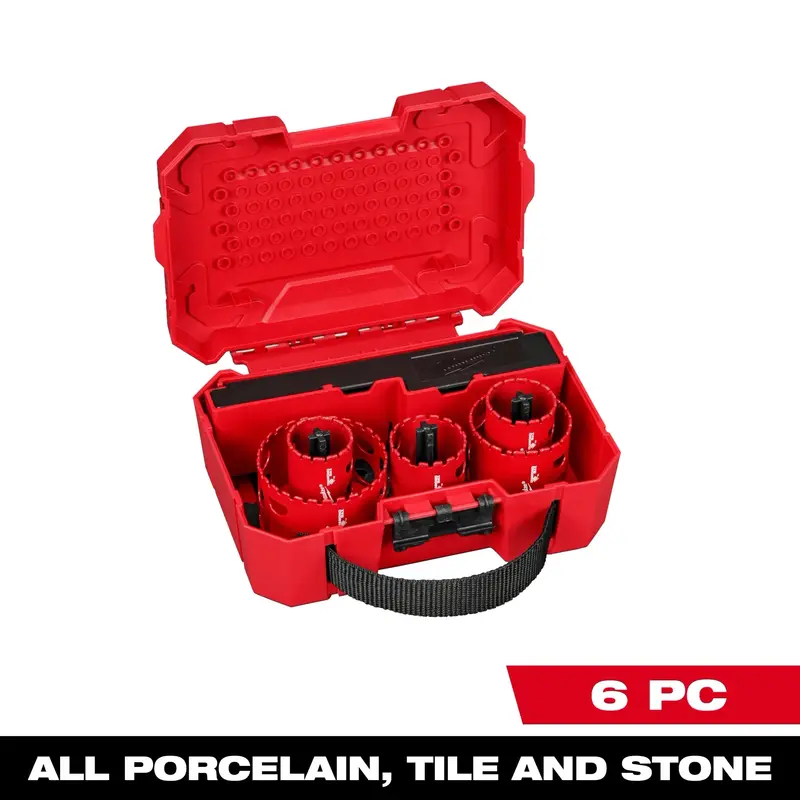 Milwaukee Diamond Max 6-Piece Hole Saw Set – Carbide-Tipped