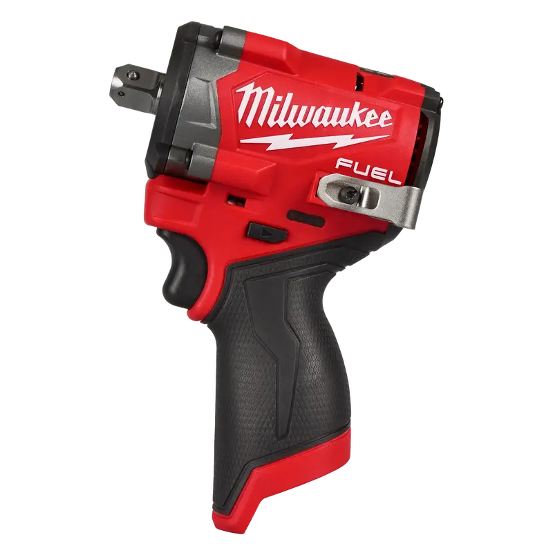 Milwaukee M12 FUEL Stubby 1/2″ Impact Wrench with Pin Detent – Bare Tool (2563P-20)
