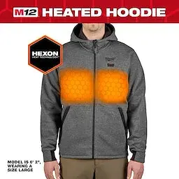 Milwaukee M12 Gray Heated Hoodie Kit (M200G-21)