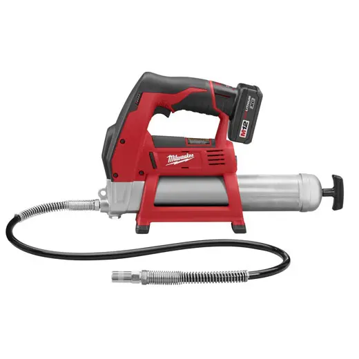 Milwaukee M12 Grease Gun Kit with Heavy-Duty Nozzle