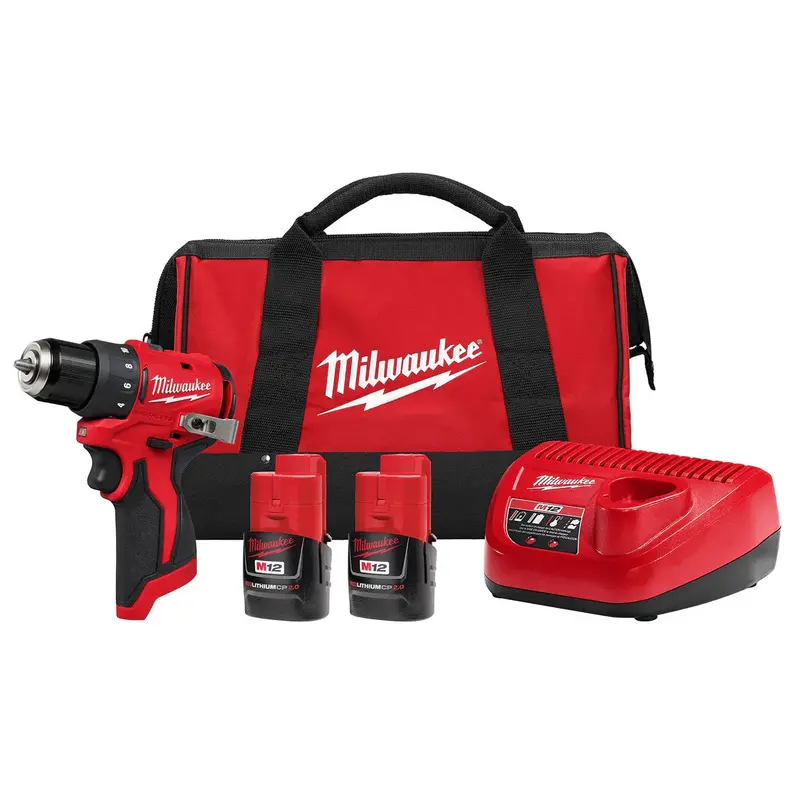 Milwaukee M12 Subcompact Brushless 3/8″ Drill/Driver Kit