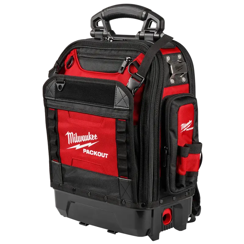 Milwaukee PACKOUT Structured Backpack – Durable Organized Carry Solution (48-22-8303)