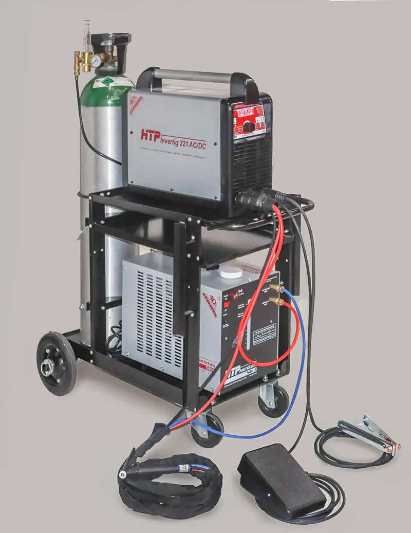 Modular Welding Cart for Mig 1400i, 2000i, Invertig 221/251, Pro Pulse 220, and MicroCut® 45DV