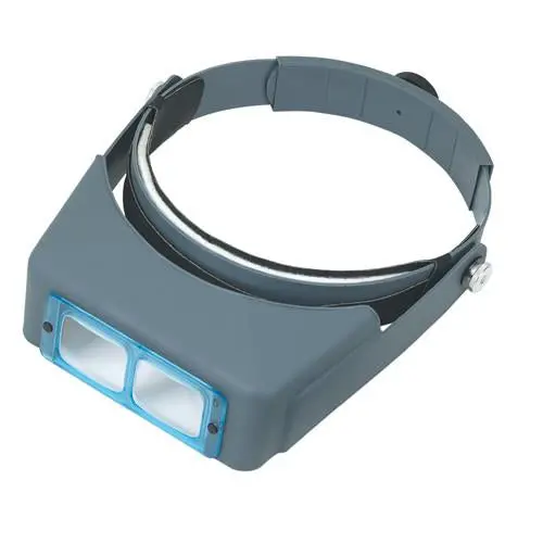 Optivisor Magnifier with Interchangeable Lens Plate System
