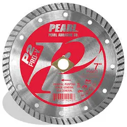 PEARL Abrasives P2 Pro-V Turbo Diamond Blade – 4-1/2″ x 0.080″ x 7/8″ Arbor, 5/8″ Hub