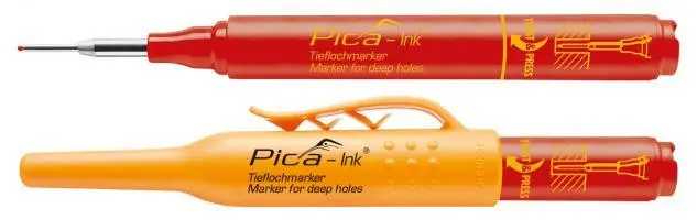 Pica 150/40 Deep Hole Marker – Red Tip