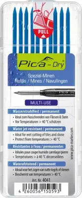 Pica 4041 DRY Refill Set – Blue Lead Refills (10-Pack)