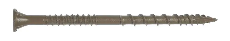 Quik Drive DSVT212S Collated Deck Screws – #10 × 2-1/2″, Brown Finish, 1000 per Box