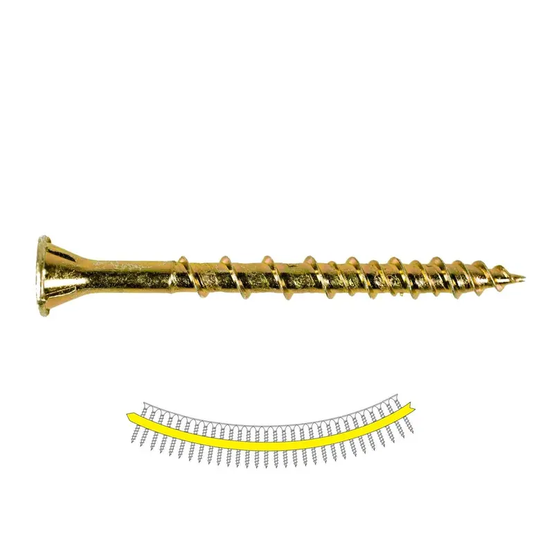 Quik Drive HCKWSV2S Subfloor Screws – #9 x 2″, Collated WSV Style, 1,000 per Box