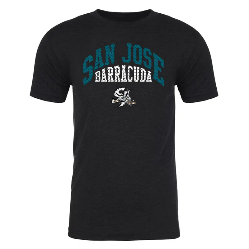 San Jose Barracuda Practice Tee – Men’s Lightweight Athletic Short Sleeve Shirt