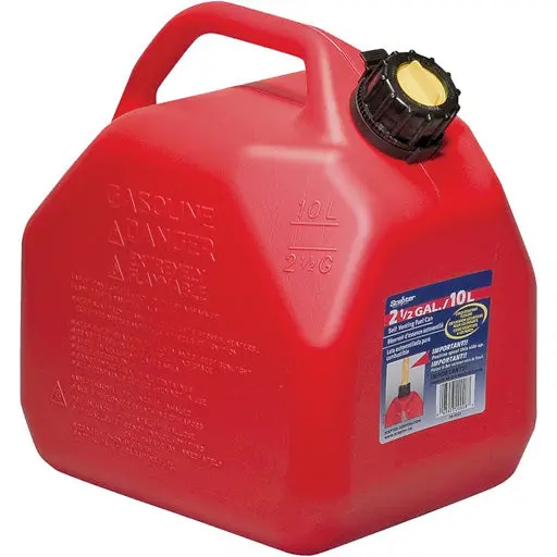 Scepter 10-Liter (2.5-Gallon) Portable Fuel Jerry Can — DOT-Approved (88020008)