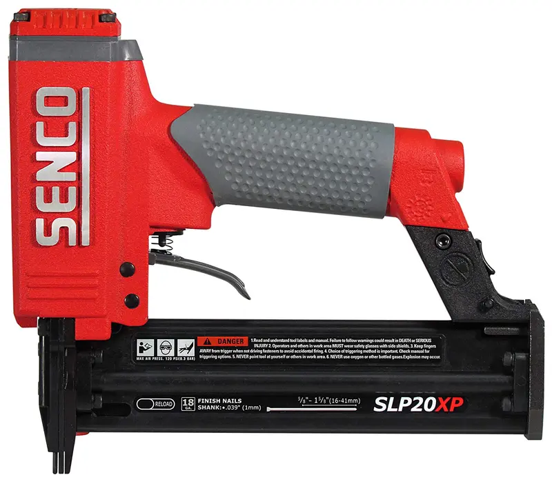 SENCO SLP20XP 18-Gauge Brad Nailer – 1-5/8″ Fastening Capacity