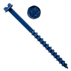 Simpson Strong-Tie TNT25214H 1/4-Inch × 2-1/4-Inch Hex Concrete Screws – 100-Pack