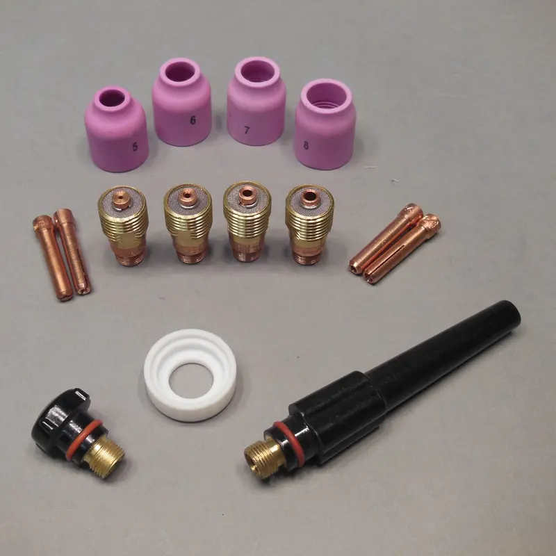 Standard Stubby Gas Lens Kit for Compact TIG Torches