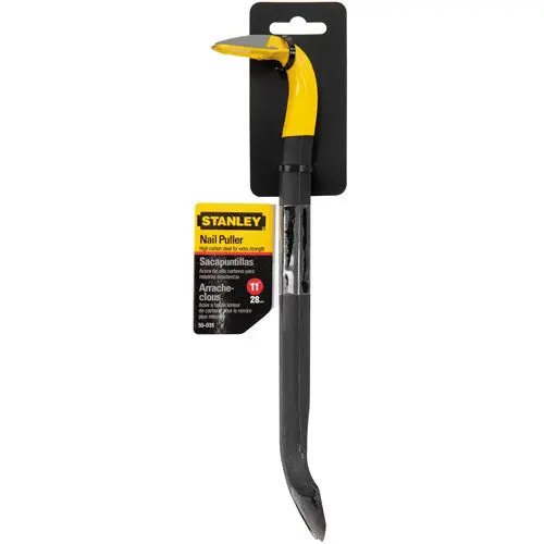 Stanley 11-Inch Nail Puller with Reinforced Claw and Comfort Grip
