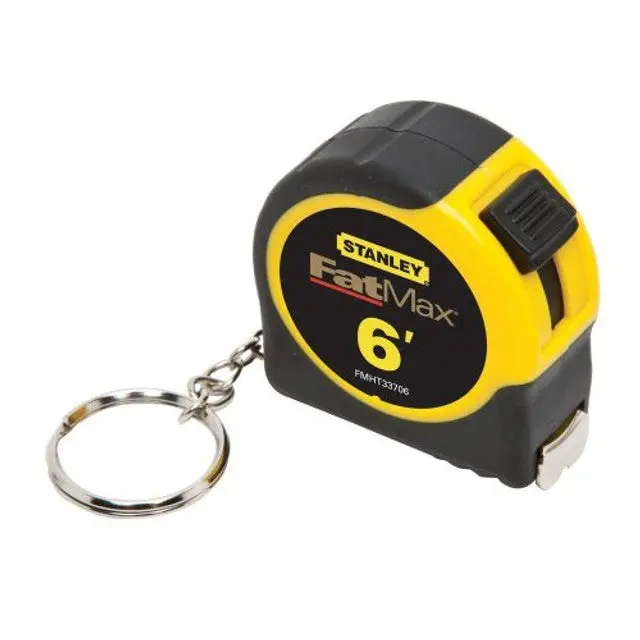 Stanley FMHT33706M 6-Foot Retractable Keychain Tape Measure