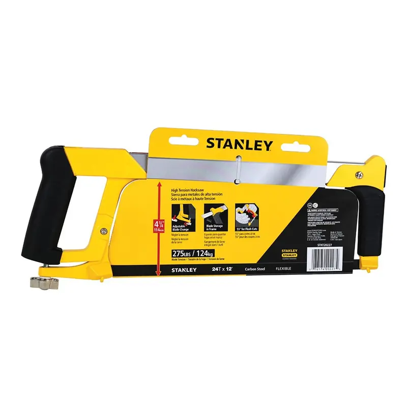 Stanley STHT20227 — 12″ High-Tension Hack Saw Frame with Adjustable Tension
