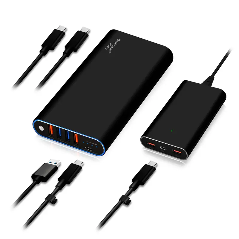 Surface-Compatible External Power Bank (98Wh–210Wh) with USB-C PD Input/Output for Surface Pro, Laptop & Go