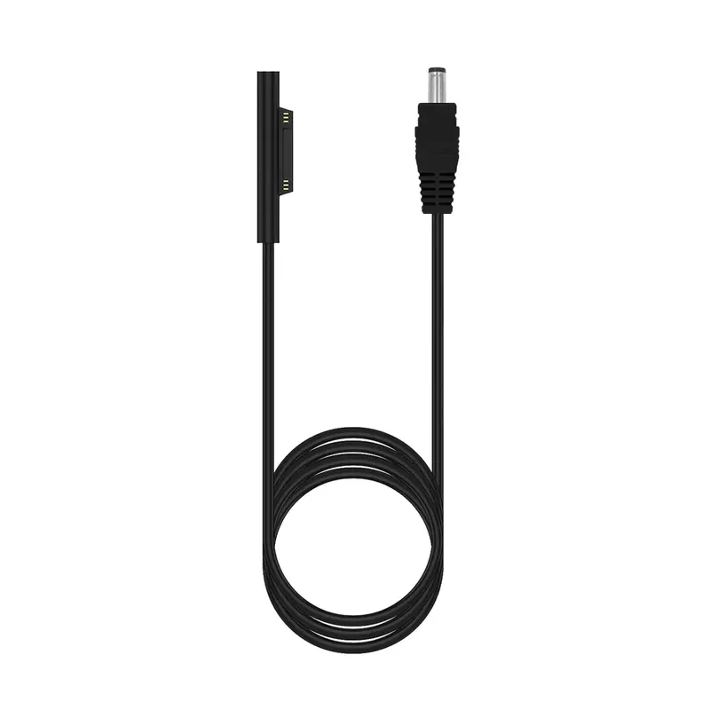 Surface Laptop External Charging Cable – 15V 8A/4A Car & Desktop Adapter (5.5×2.5mm to Surface Tip)