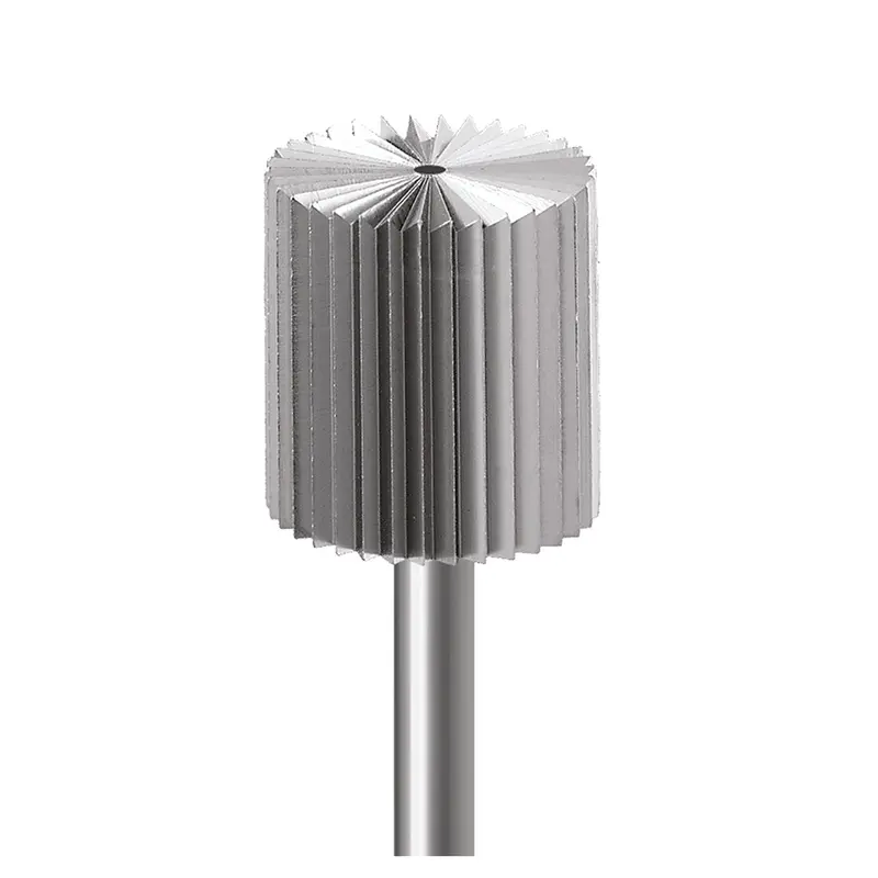 Swiss-Made Fig. R Cylinder Burs for Detailed Carving