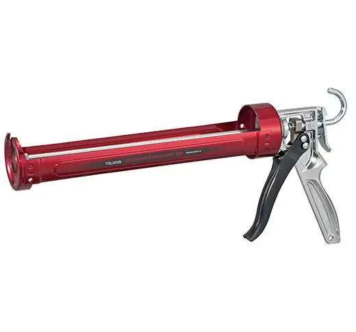 Tajima Convoy Super 18 Rotary Caulk Gun – High-Thrust, 900 ml Output