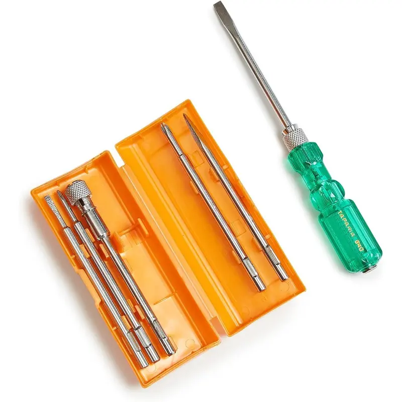 Taparia 840-Piece Screwdriver Set with Integrated Neon Voltage Indicator for Safe Electrical Work