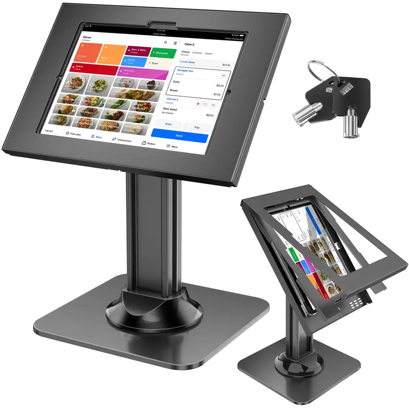 TH-336 Locking iPad Kiosk Stand for Retail or Public Use