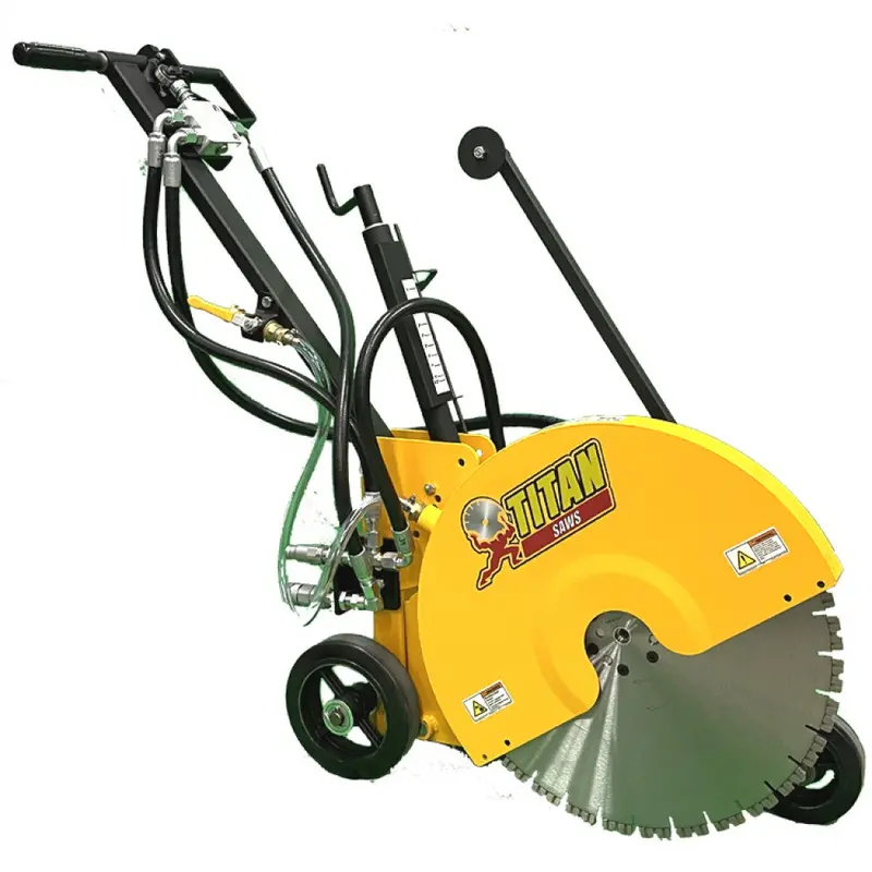Titan 21″ Hydraulic Walk-Behind Concrete Saw