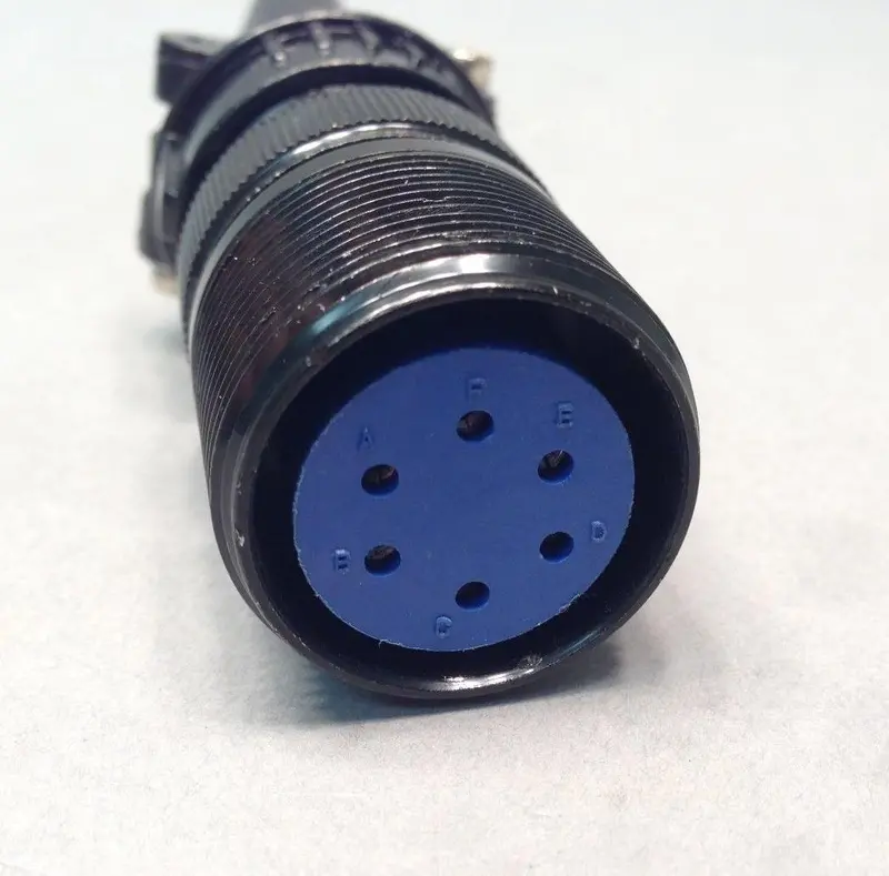 USAWeld 6-Pin Remote Amptrol Foot Pedal Connector – Replacement for Lincoln Welders