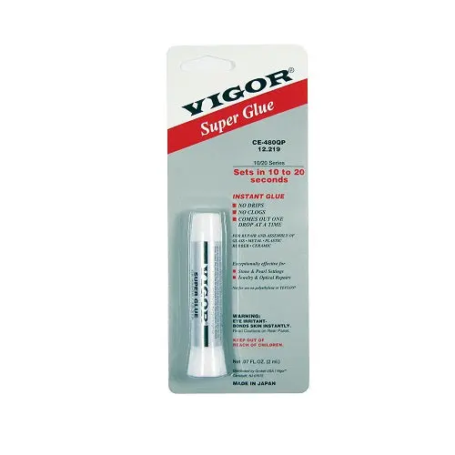 Vigor Fast-Set Super Glue – 10–20 Second Cure