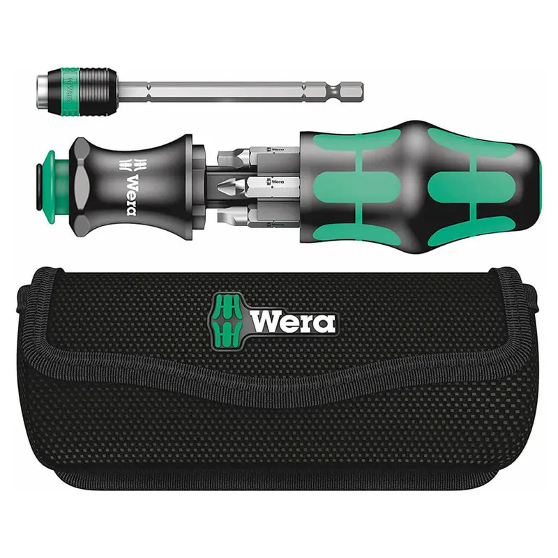 Wera Kraftform Kompakt 26 Screwdriver Set with Pouch – 7-Piece Professional Tool Kit