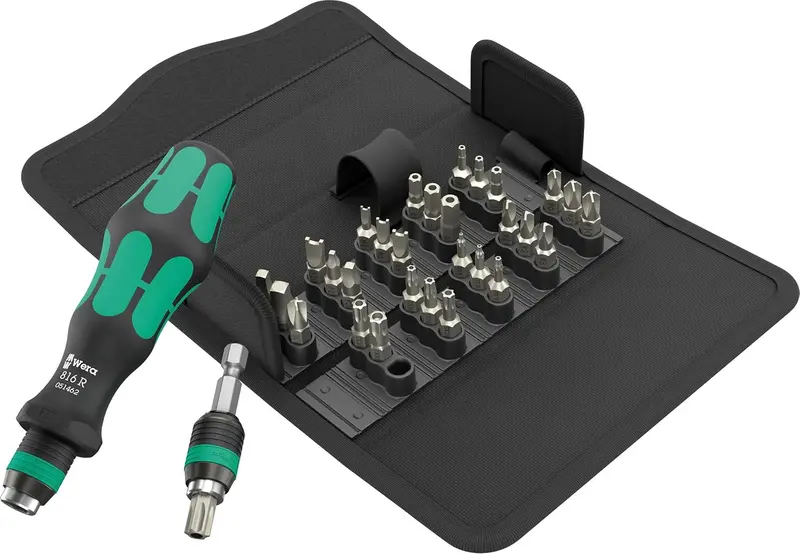 Wera Kraftform Kompakt 71 Security Screwdriver Set – 32-Piece, Ergonomic Cushion Grip