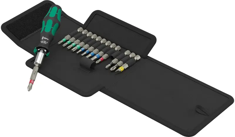 Wera Kraftform Kompakt 838 RA S Metric Screwdriver Set – 14-Piece Ratchet Kit