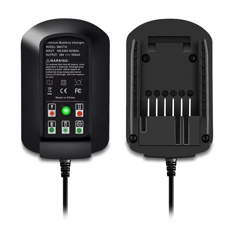 WORX 20V Fast Charger WA3742 Replacement – Compatible with WA3732, WA3868, WA3578, and Other WORX 20V Batteries