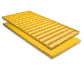 Yellow Cast-in-Place ADA Compliant Tactile Tile #33538