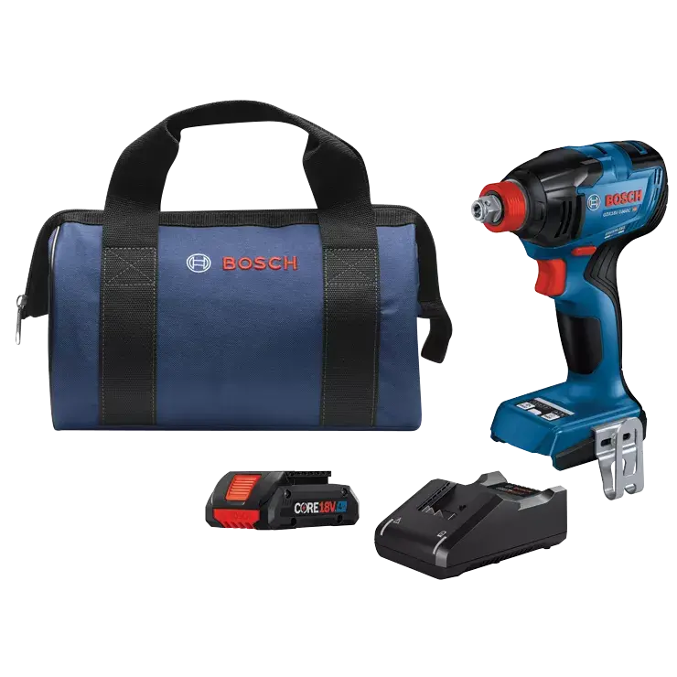 Bosch Gdx18V-1860Cb15 18V Cordless Impact Driver With Bit Holder 1