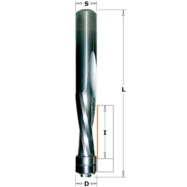 Cmt 192.505.11B Carbide Downcut Spiral Trim Router Bit — 1/2-Inch Diameter 1