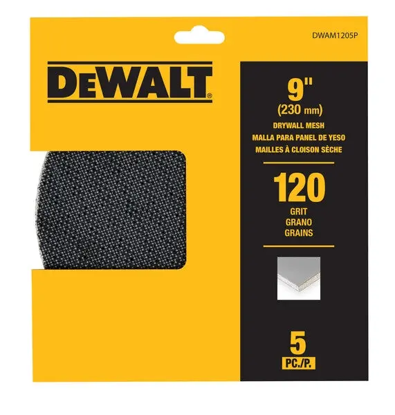 Dewalt Dwam1205P Drywall Mesh Tape – 9 Inch × 120G (5-Roll Pack) 1