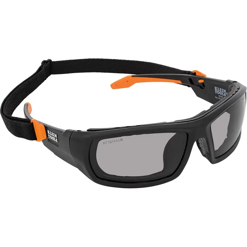 Klein Pro Gasket Safety Glasses – Gray Frame With Anti-Fog Lenses 1