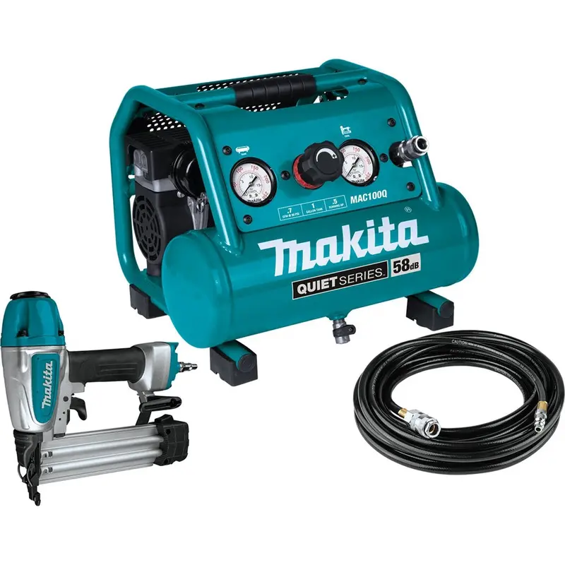 Makita Mac100Qk1 1/2 Hp Portable Electric Air Compressor – Oil-Free Design 1