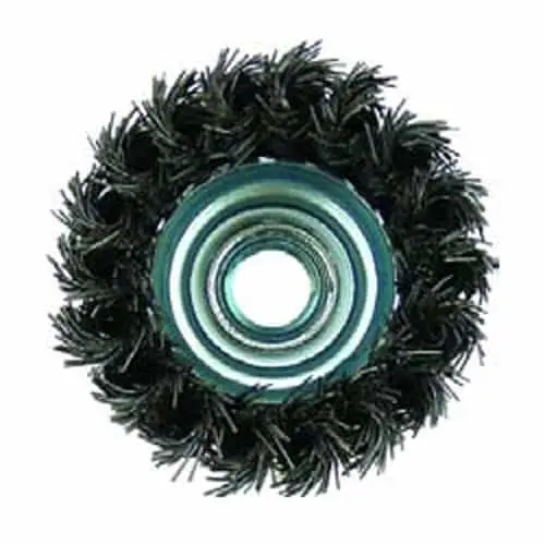 Metabo 623765000 Carbon Knot Brush – 4" Diameter × 5/8"-11 Arbor, Industrial Grade 1
