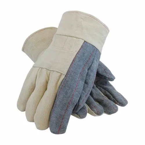 Pip 94-934 Premium Hot Mill Canvas Gloves – 34 Oz, Triple-Layer, Blue Denim Palm, 12-Pack 1