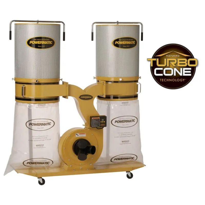 Powermatic Pm1900Tx-Ck1 3Hp Dust Collector System — 230V, 1-Phase, 2-Micron Canister 1