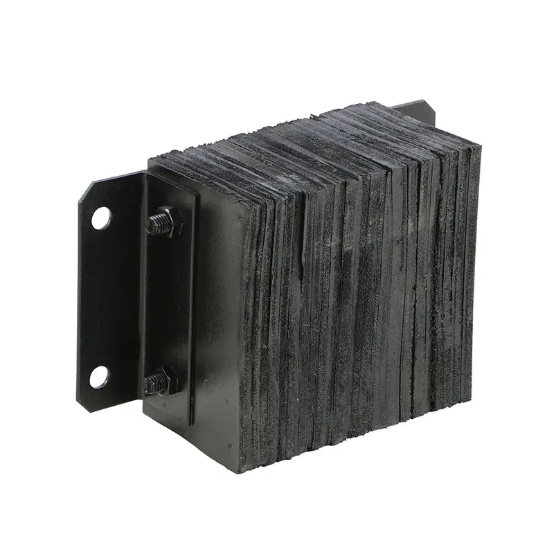 Vestil 6" X 11" X 10" Laminated Rubber Dock Bumper 1