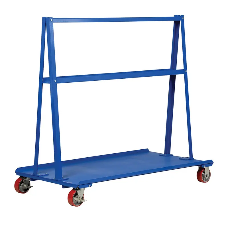 Vestil A-Frame Material Cart — 2000 Lb Capacity, 30" X 48" Deck, Steel Frame 1